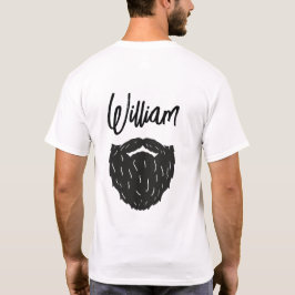 Personlig Beard Bearded Pappa Noun Make Funny T Shirt