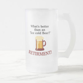 Personlig Beer Älskare Pension  Frostat Ölglas