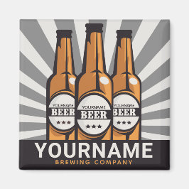 Personlig Beer Flaska Craft Brewing Company Magnet