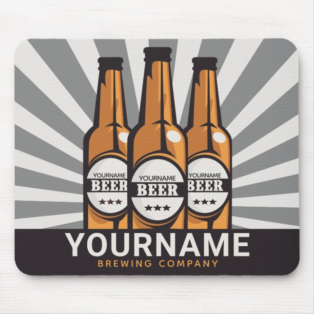 Personlig Beer Flaska Craft Brewing Company Musmatta (Framsidan)