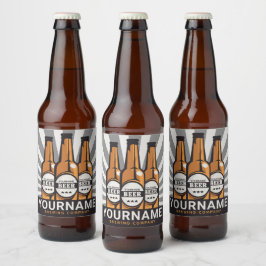 Personlig Beer Flaska Craft Brewing Company Ölflaska Etikett