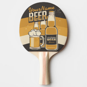 Personlig Beer Flaska Sudsy Mugg Brewing Pub  Pingisracket