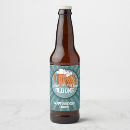 Personlig Beer Grattis på födelsedagen Ölflaska Etikett