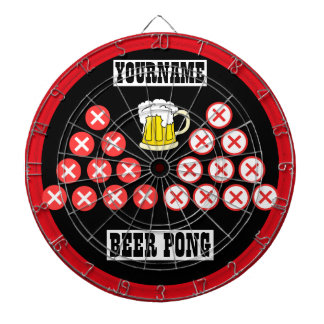 Personlig Beer Pong Darttavla