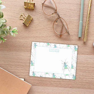 Personlig Beetles Post-it Block