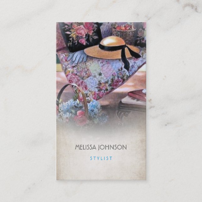 Personlig Behandlingspsykolog Stylist Visitkort (Framsida)