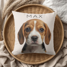 Personlig Beige Hund Foto & Namn