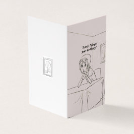 Personlig Belastat födelsedag, hälsningskort Kort