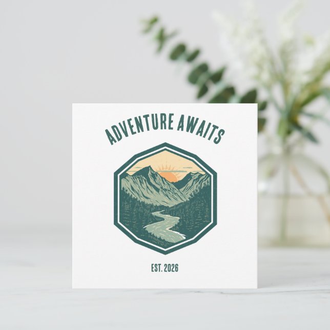 Personlig BergsÄventyr Retro Utomhus (Stående Fram)