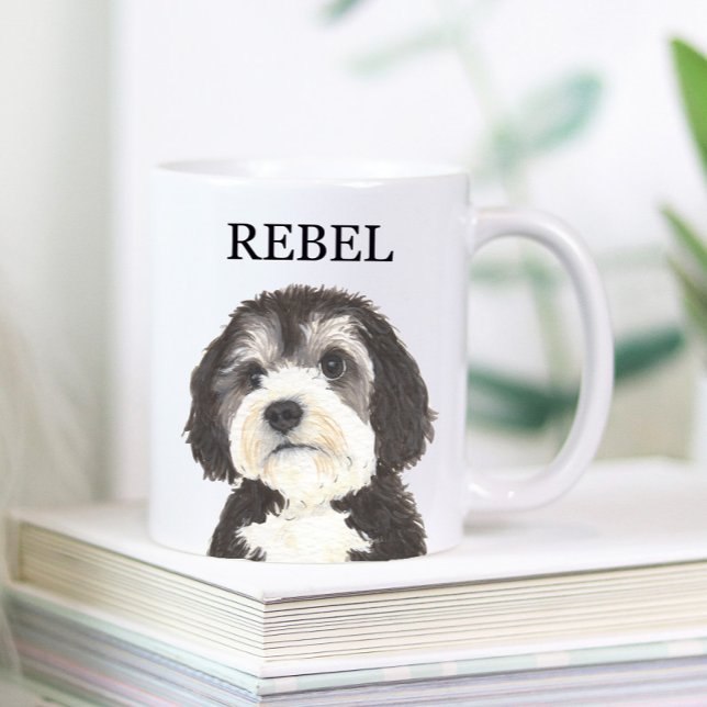 Personlig Bernedoodle Beverage Coaster Kaffemugg (Skapare uppladdad)