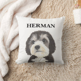 Personlig Bernedoodle Beverage Coaster Kudde