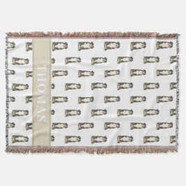 Personlig Bernese Mountain Hund Filt