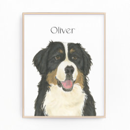 Personlig Bernese Mountain Hund Fototryck