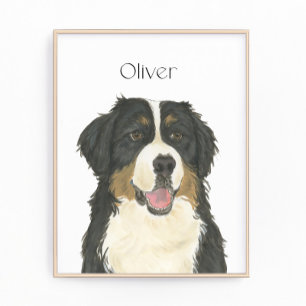 Personlig Bernese Mountain Hund Fototryck