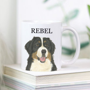 Personlig Bernese Mountain Hund Kaffemugg