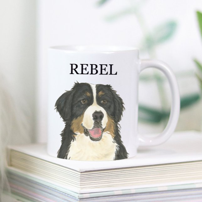 Personlig Bernese Mountain Hund Kaffemugg (Skapare uppladdad)