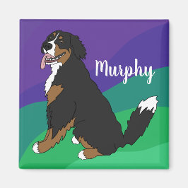 Personlig Bernese Mountain Hund Puppy Magnet