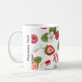 Personlig Berry, Flower & RX Symbol Pharmacy Kaffemugg