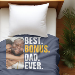 Personlig Best Bonus Pappa Aldrig Stepfather Fleecefilt
