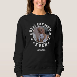 Personlig Best Cat Mamma någonsin Anpassningsbar P T Shirt