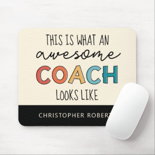 Personlig Best Coach nånsin Fantastisk Coach-gåv Musmatta