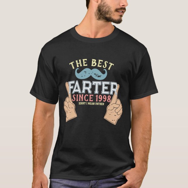 Personlig Best Farter Funny Fars dag Pappa T Shirt (Framsida)