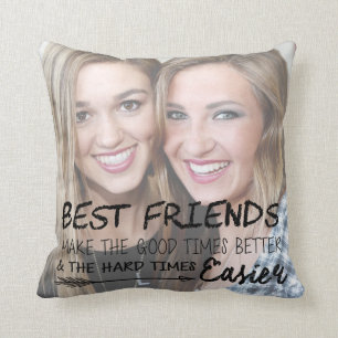 Personlig Best Friend Photo BFF Besties Lila Kudde