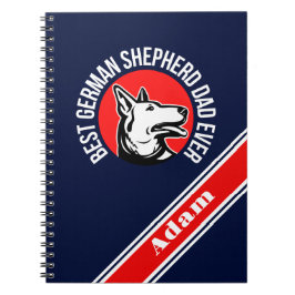 Personlig Best German Shepherd Pappa någonsin Anteckningsbok