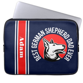 Personlig Best German Shepherd Pappa någonsin Laptop Fodral