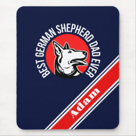 Personlig Best German Shepherd Pappa någonsin Musmatta