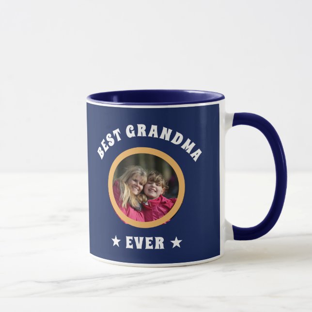 Personlig Best Grandma All Anpassningsbar Family P Mugg (Höger)