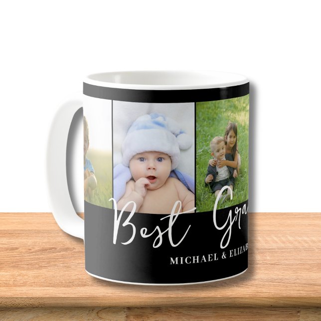 Personlig Best Grandma Photo Kaffemugg (Skapare uppladdad)