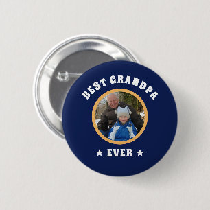 Personlig Best Grandpa All Anpassningsbar Family P Knapp
