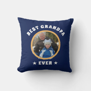 Personlig Best Grandpa All Anpassningsbar Family P Kudde