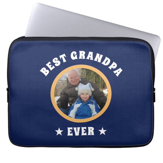 Personlig Best Grandpa All Anpassningsbar Family P Laptop Fodral (Framsidan)