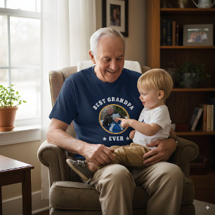Personlig Best Grandpa All Anpassningsbar Family P T Shirt