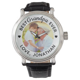 Personlig Best Grandpa All Anpassningsbar Photo Armbandsur