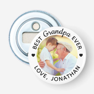Personlig Best Grandpa All Anpassningsbar Photo Flasköppnare