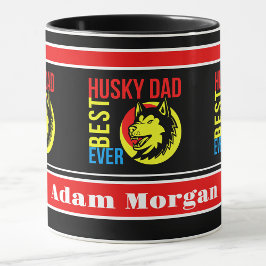 Personlig Best Husky Pappa någonsin Mugg