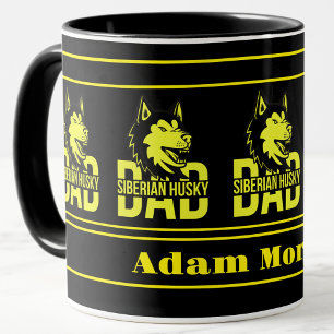 Personlig Best Husky Pappa någonsin Mugg