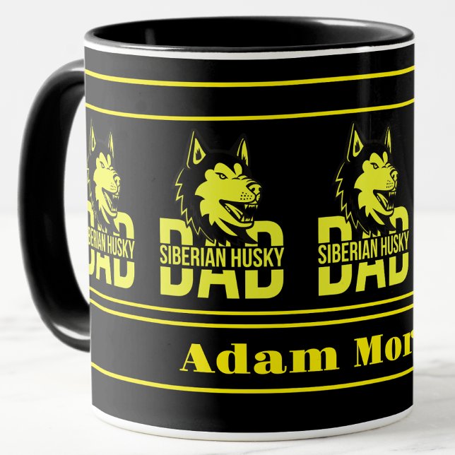 Personlig Best Husky Pappa någonsin Mugg (Skapare uppladdad)