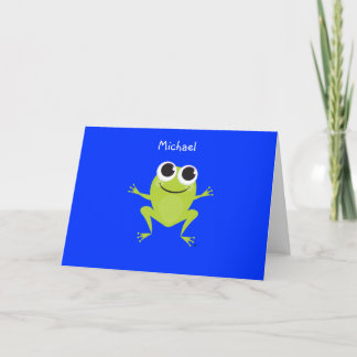 Personlig Best Life FROG Notecard Anteckningskort