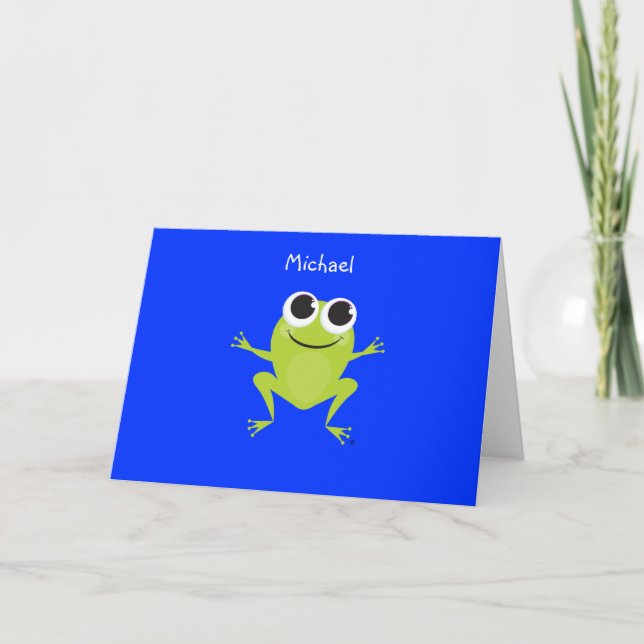 Personlig Best Life FROG Notecard Anteckningskort (Framsida)