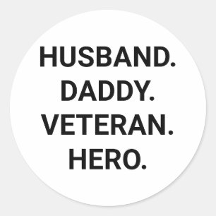 Personlig Best Make Pappa pappa Fars dag Runt Klistermärke