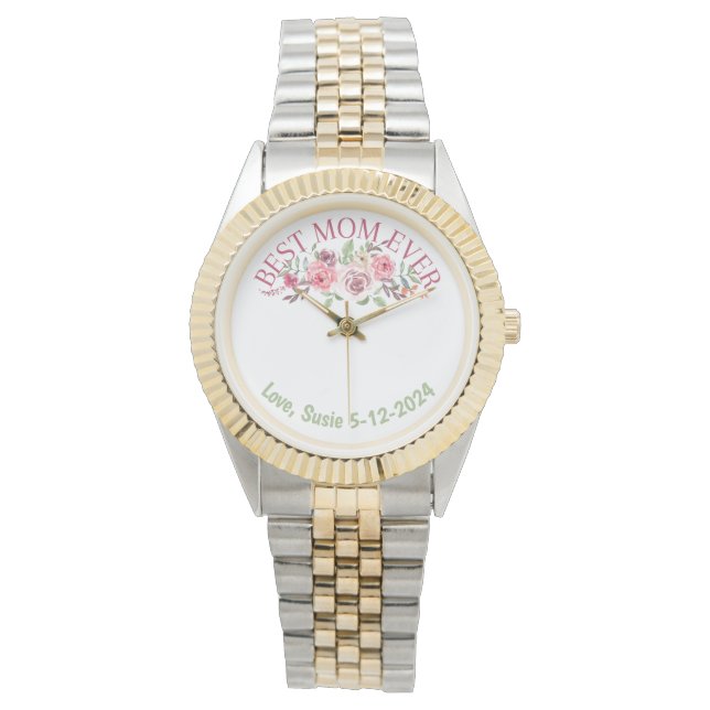 Personlig Best Mamma Armbandsur (Framsida)