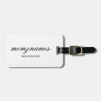 Personlig Best Mamma någonsin Calligraphy Namn