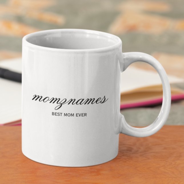 Personlig Best Mamma någonsin Calligraphy Namn Kaffemugg (Skapare uppladdad)
