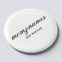 Personlig Best Mamma någonsin Calligraphy Namn