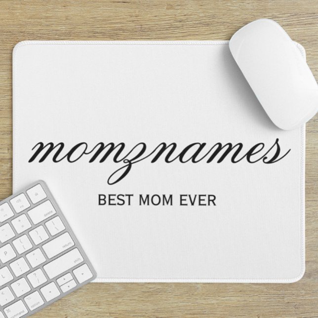 Personlig Best Mamma någonsin Calligraphy Namn Musmatta (Skapare uppladdad)