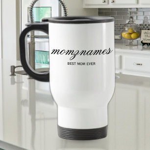 Personlig Best Mamma någonsin Calligraphy Namn Resemugg
